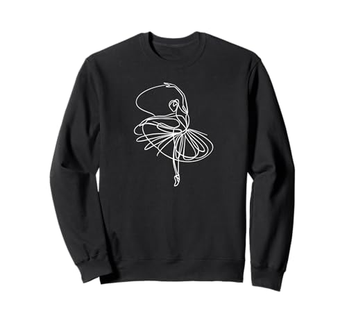 Balletttänzer Ballerina Petite Drawing Women Girls Sweatshirt Balletttänzer Ballerina Petite Drawing Women Girls Sweatshirt von Ballet Dancing Gifts & Apparel