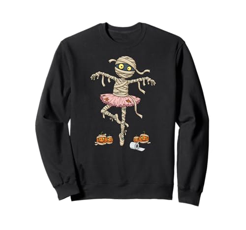 Lustiger Ballett-Mumien-Kürbis, Halloween, Kinder, Herren und Damen Sweatshirt Lustiger Ballett-Mumien-Kürbis, Halloween, Kinder, Herren und Damen Sweatshirt von Ballet Lovers Cute Halloween Outfits for Boy Girl