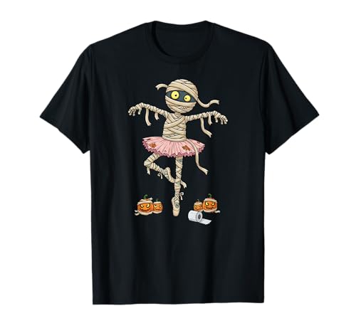 Lustiger Ballett-Mumien-Kürbis, Halloween, Kinder, Herren und Damen T-Shirt Lustiger Ballett-Mumien-Kürbis, Halloween, Kinder, Herren und Damen T-Shirt von Ballet Lovers Cute Halloween Outfits for Boy Girl