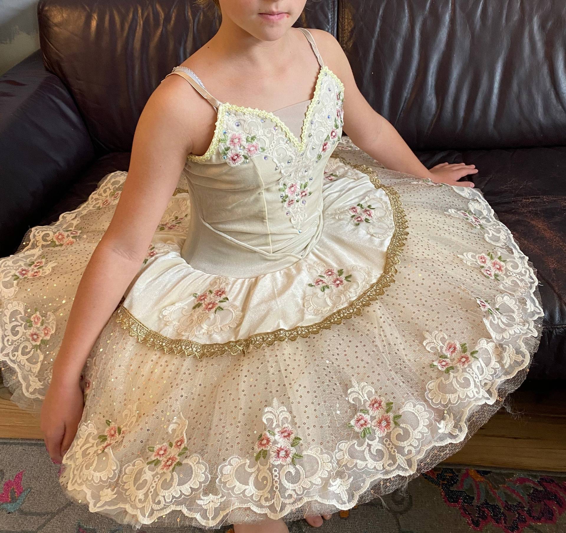 Creme Ballett Tutu, Professionelles Kinder Mädchen Tutu Für Erwachsene, Pfannkuchen von BalletThings