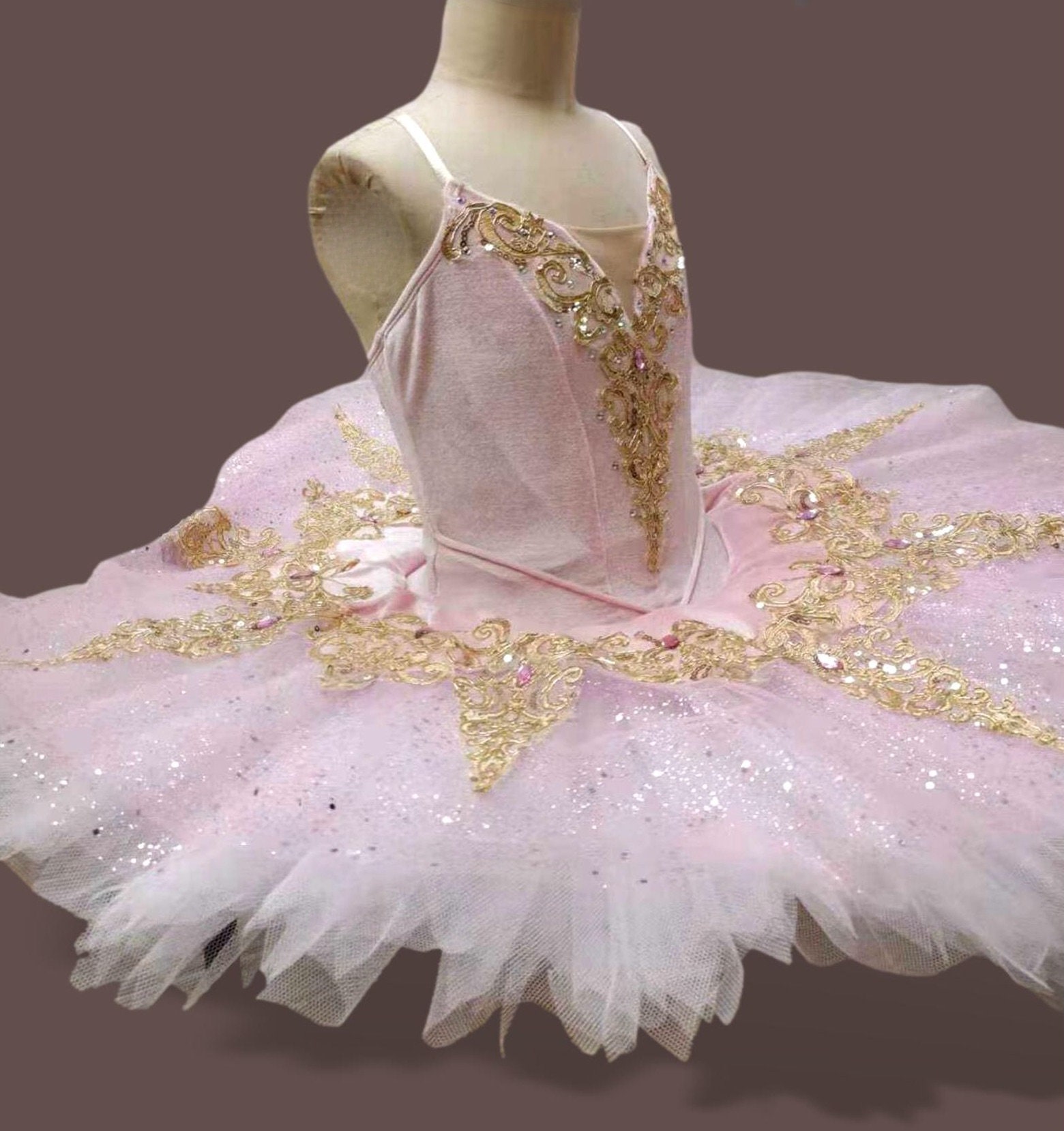 Rosa Platter Tutu, Professionelles Kinder-Tutu, Mädchen-Ballett-Tutu, Erwachsenes Ballett-Tutu, Pfannkuchen-Tutu von BalletThings