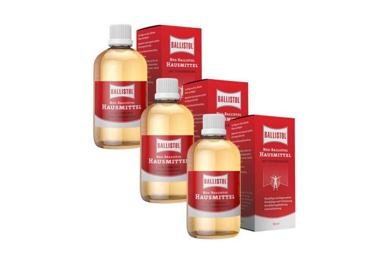 Ballistol Hautpflege-Set NEO-Ballistol Hausmittel zur Körperpflege Pflegeöl 100 ml 3er Set, 3-tlg. Ballistol Hautpflege-Set NEO-Ballistol Hausmittel zur Körperpflege Pflegeöl 100 ml 3er Set, 3-tlg. von Ballistol