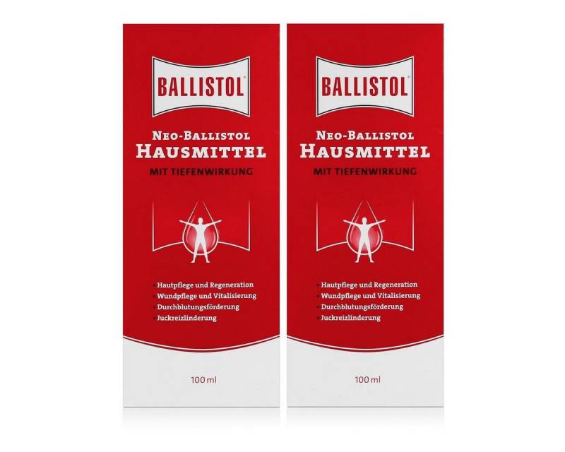 Ballistol Massageöl Ballistol Neo-Hausmittel mit Tiefenwirkung 100ml (2er Pack) von Ballistol