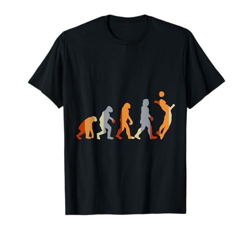 Sport Volleyballer Herren Damen Evolution Volleyball T-Shirt von Ballsport Volleyball Geschenkidee