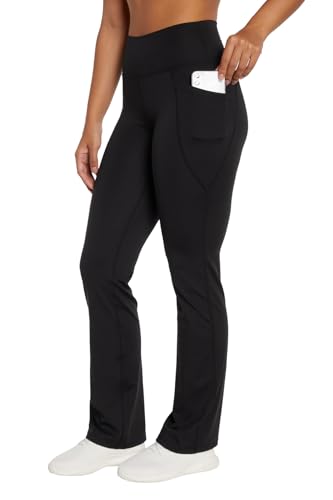 Bally Total Fitness Damen 32" Sawyer Bootcut Pocket Pant Yoga-Hose, Schwarz, S Bally Total Fitness Damen 32" Sawyer Bootcut Pocket Pant Yoga-Hose, Schwarz, S von Bally Total Fitness