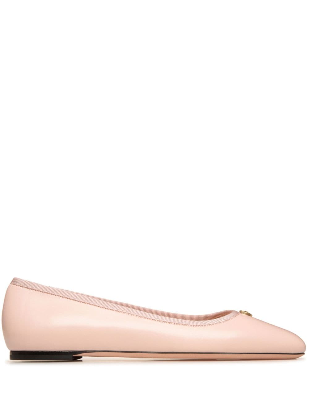 Bally Ballerinas mit Logo-Schild - Nude von Bally