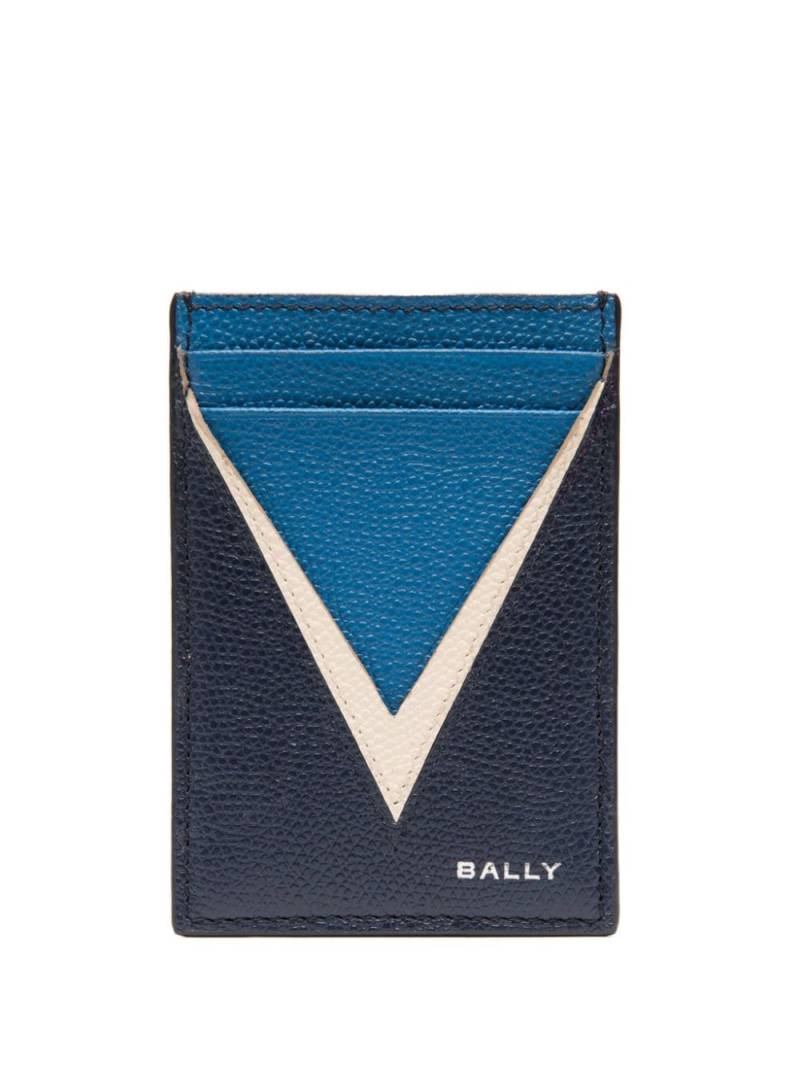 Bally Kartenetui mit Logo-Stempel - Blau von Bally