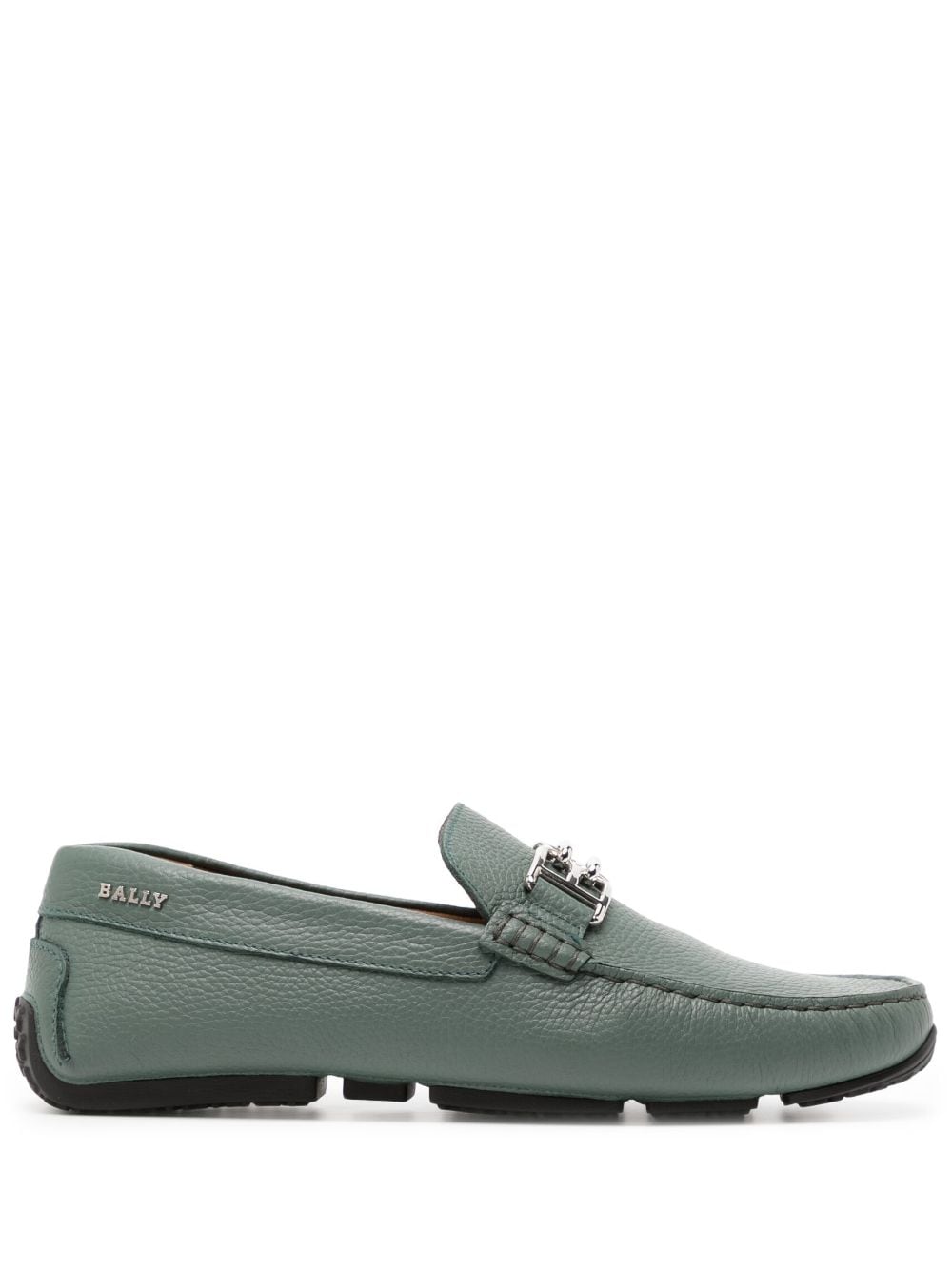 Bally Loafer mit BB-Schild - Grün von Bally