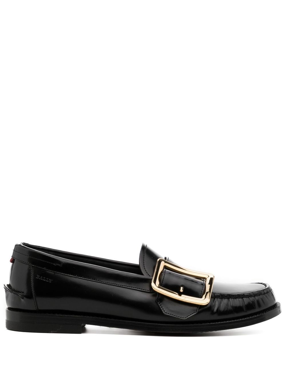 Bally Loafer mit großer Schnalle - Schwarz von Bally