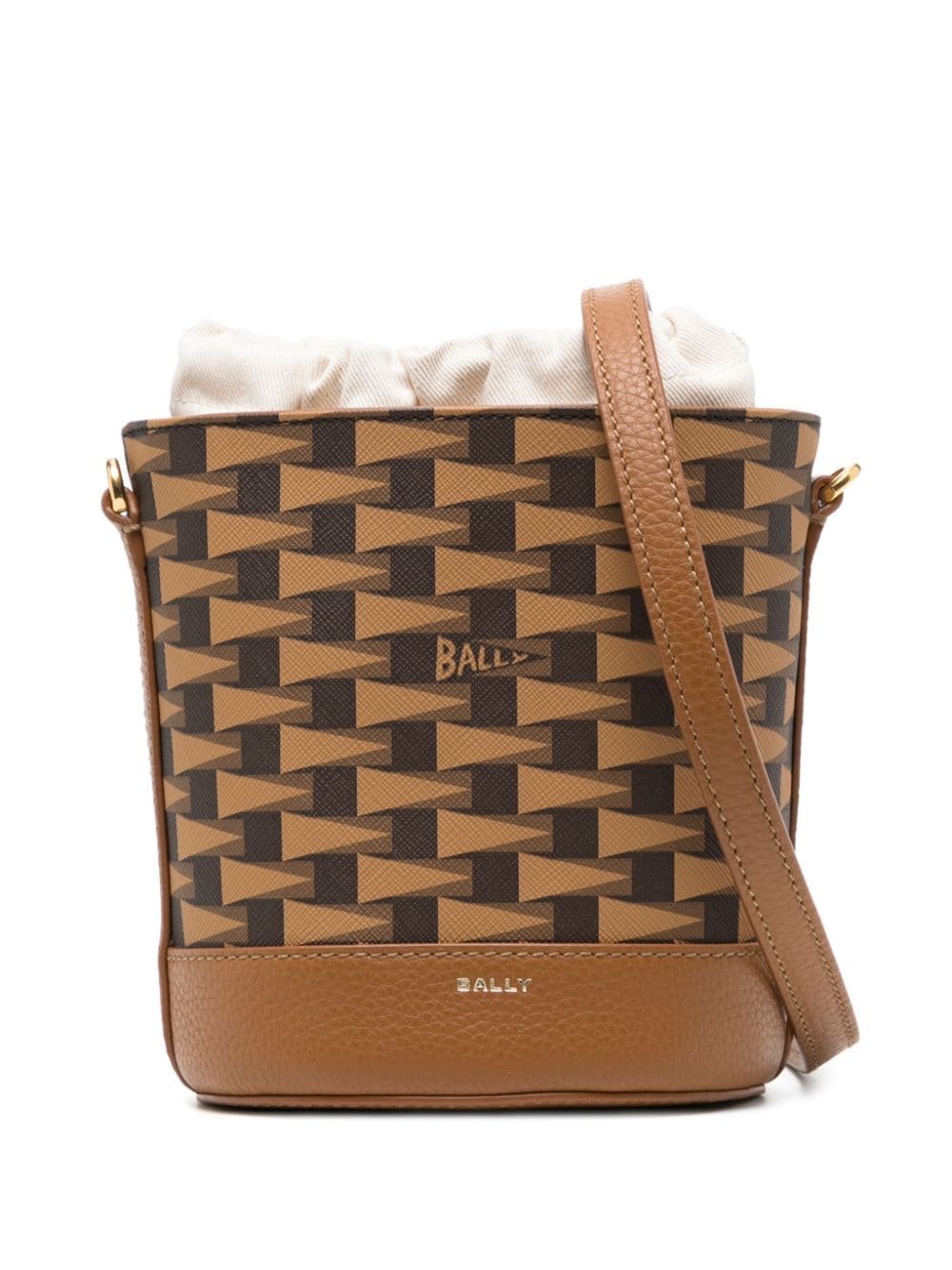 Bally Mini Pennant Beuteltasche - Braun von Bally