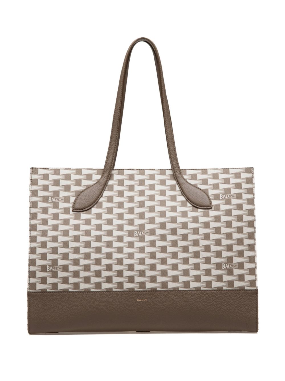 Bally Pennant Handtasche mit geometrischem Muster - Grau von Bally