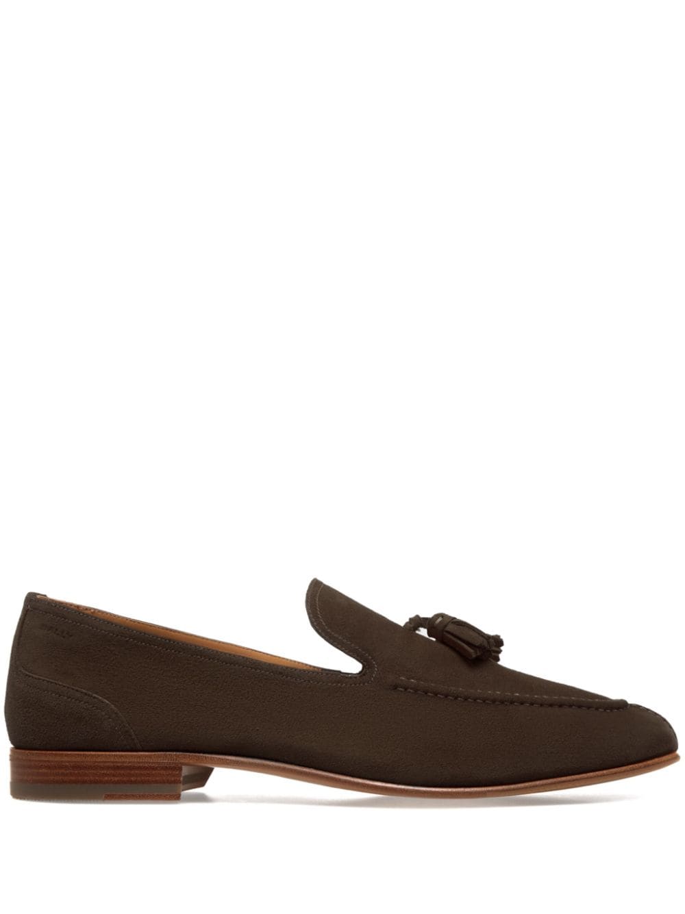 Bally Suisse Loafer aus Wildleder mit Quasten - Braun von Bally