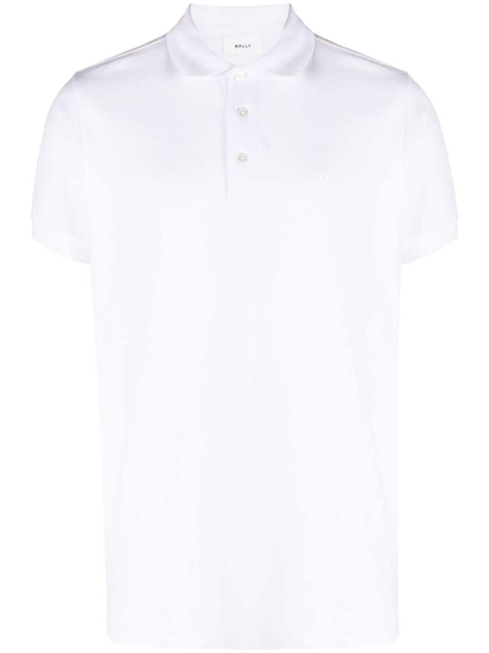 Bally Poloshirt mit Knopfverschluss - Nude von Bally