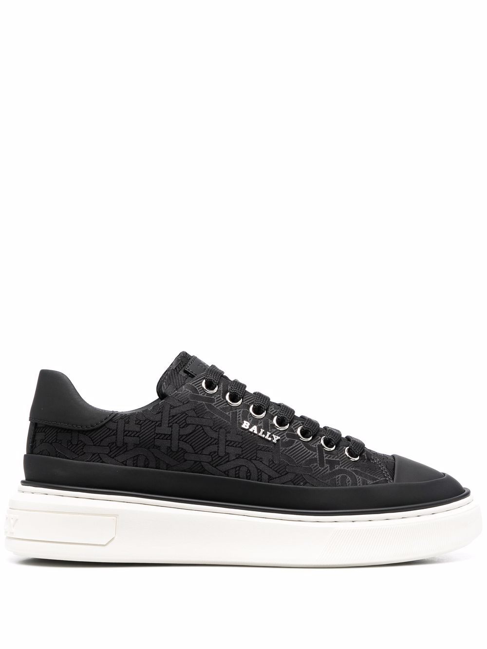 Bally Sneakers mit Ketten-Print - Schwarz von Bally