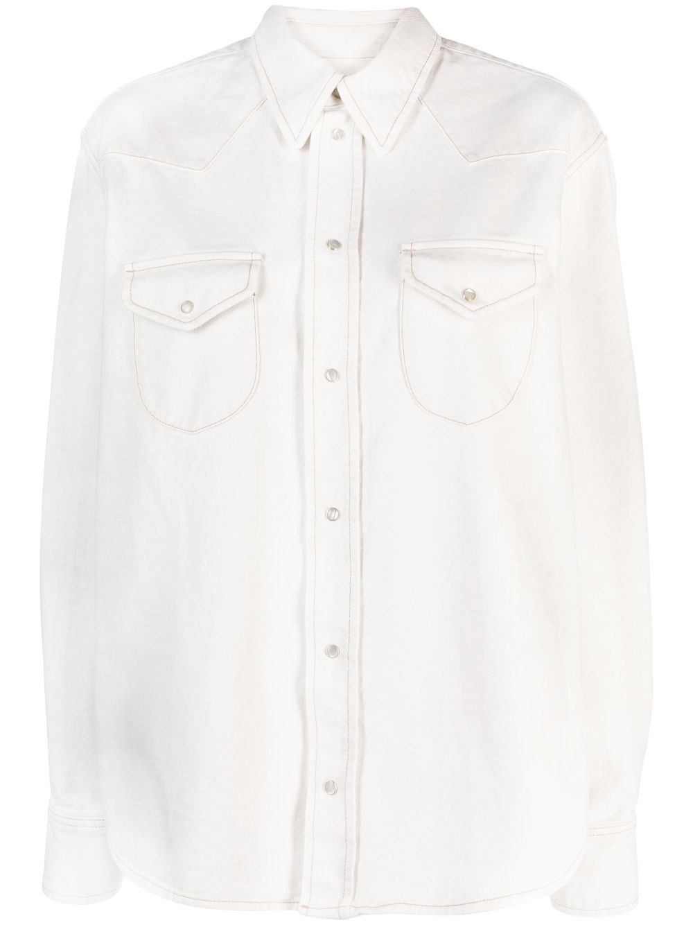 Bally T-Shirt mit Kontraststickerei - Weiß von Bally