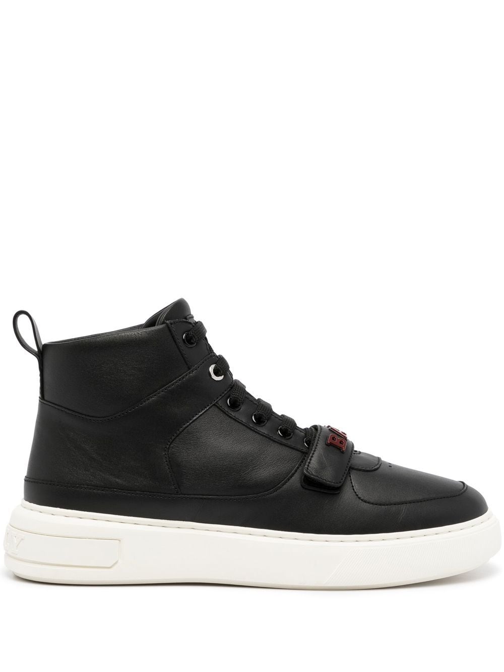 Bally High-Top-Sneakers mit Schnürung - Schwarz von Bally