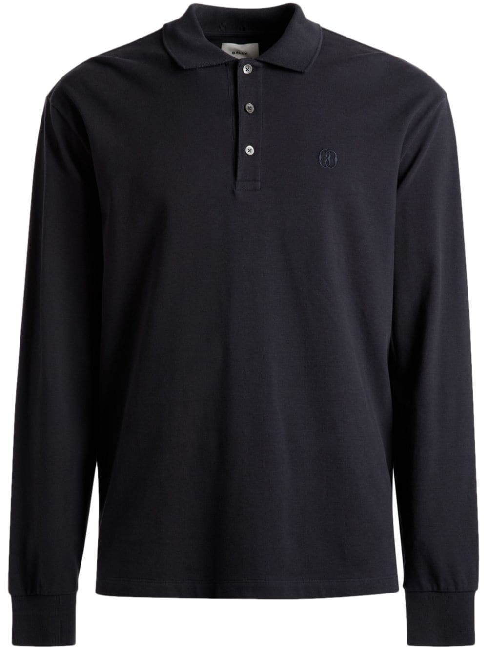 Bally Poloshirt mit Logo-Stickerei - Blau von Bally