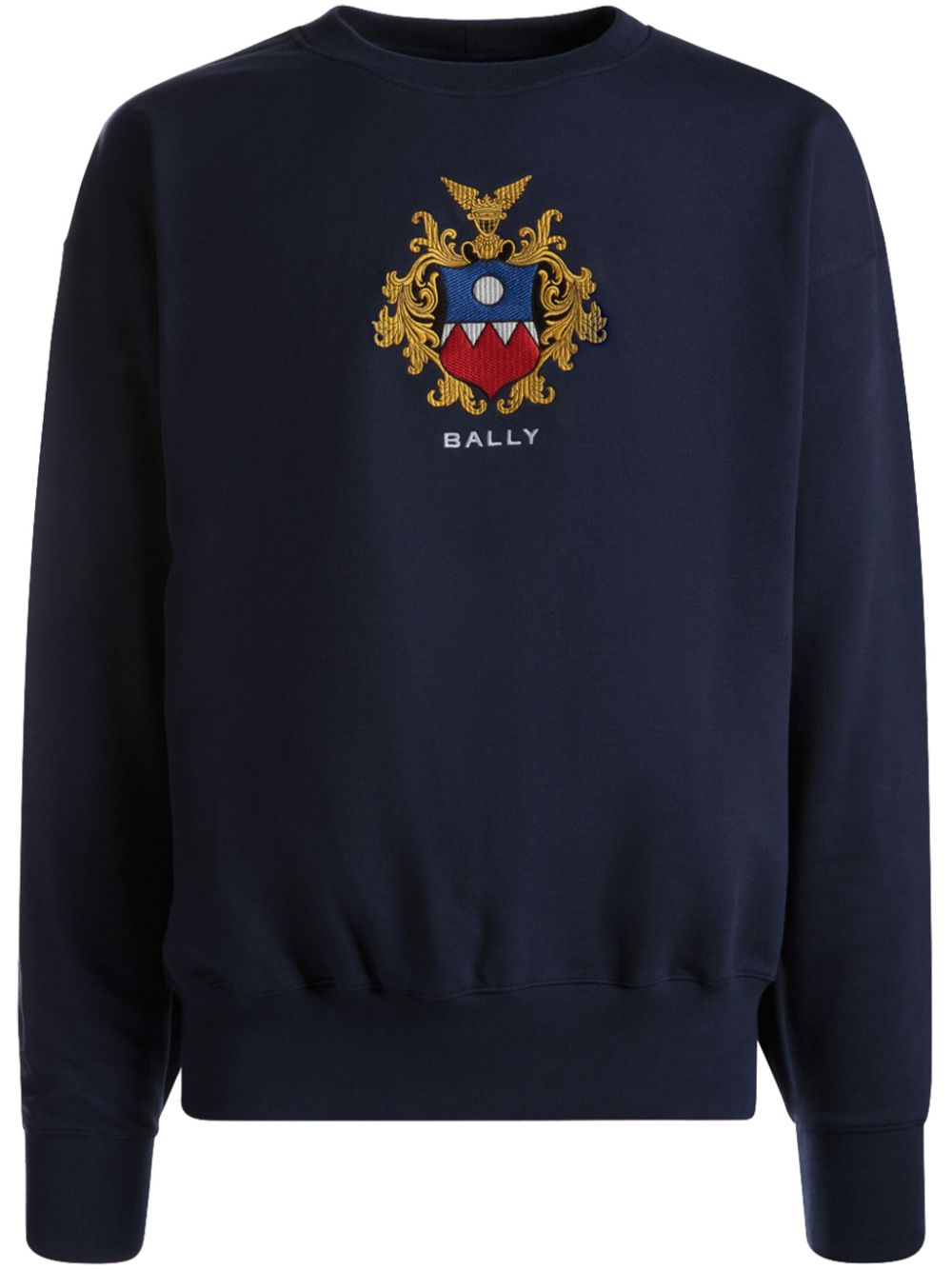 Bally Sweatshirt mit Logo-Stickerei - Blau von Bally