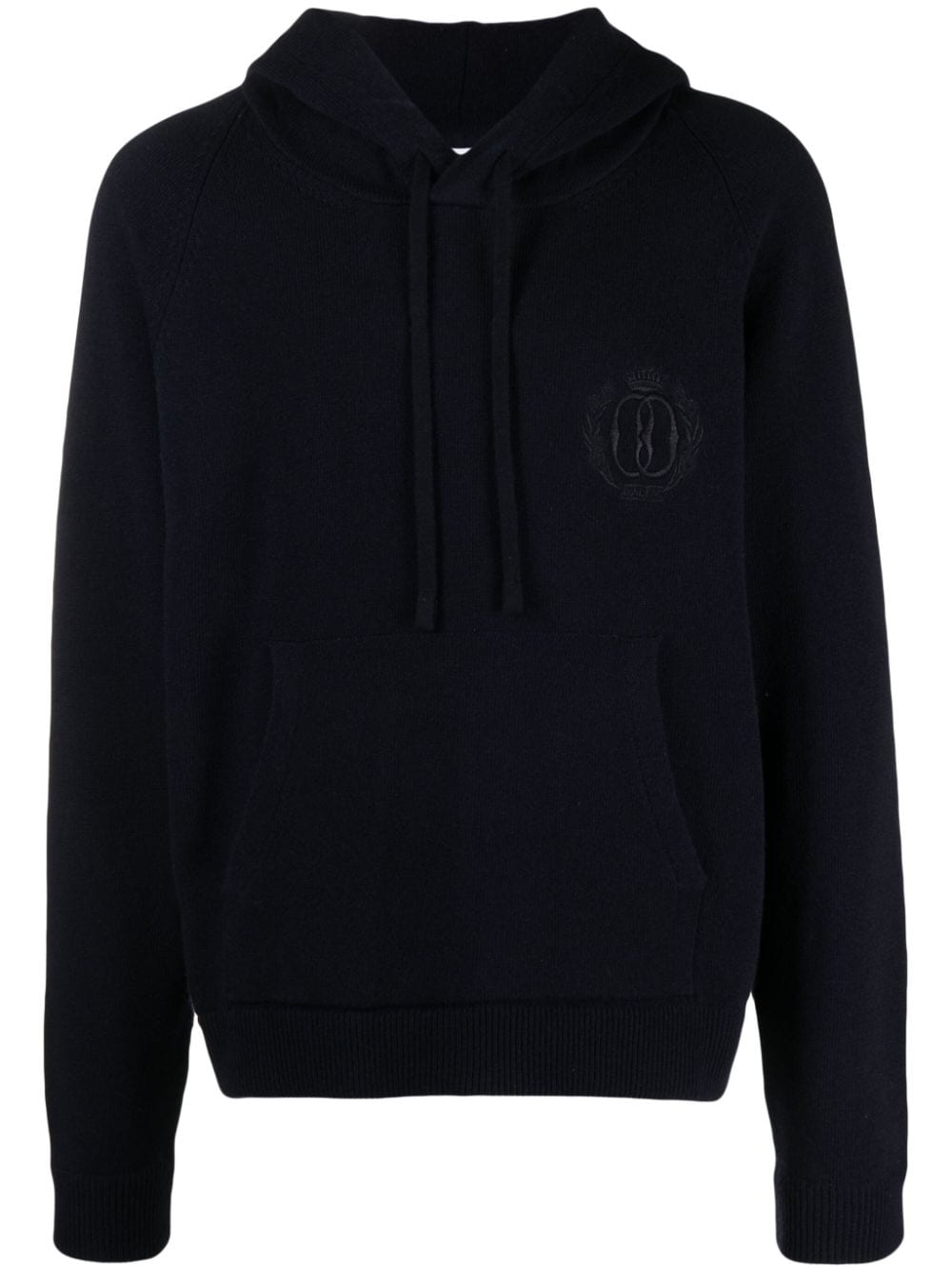 Bally Hoodie mit Logo-Stickerei - Blau von Bally