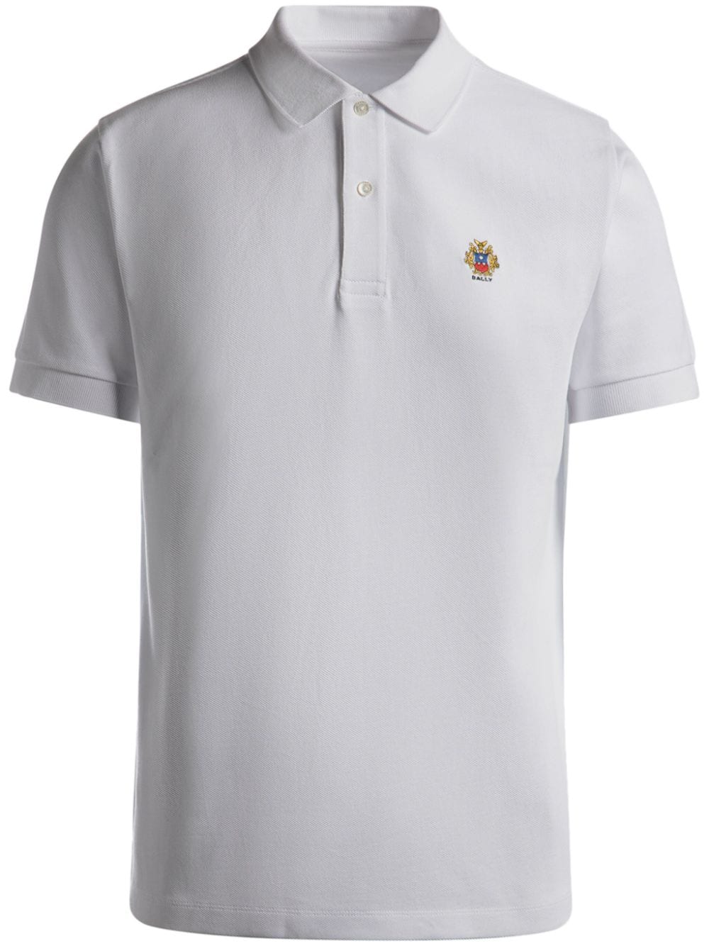 Bally Pikee-Poloshirt mit Logo-Stickerei - Weiß von Bally