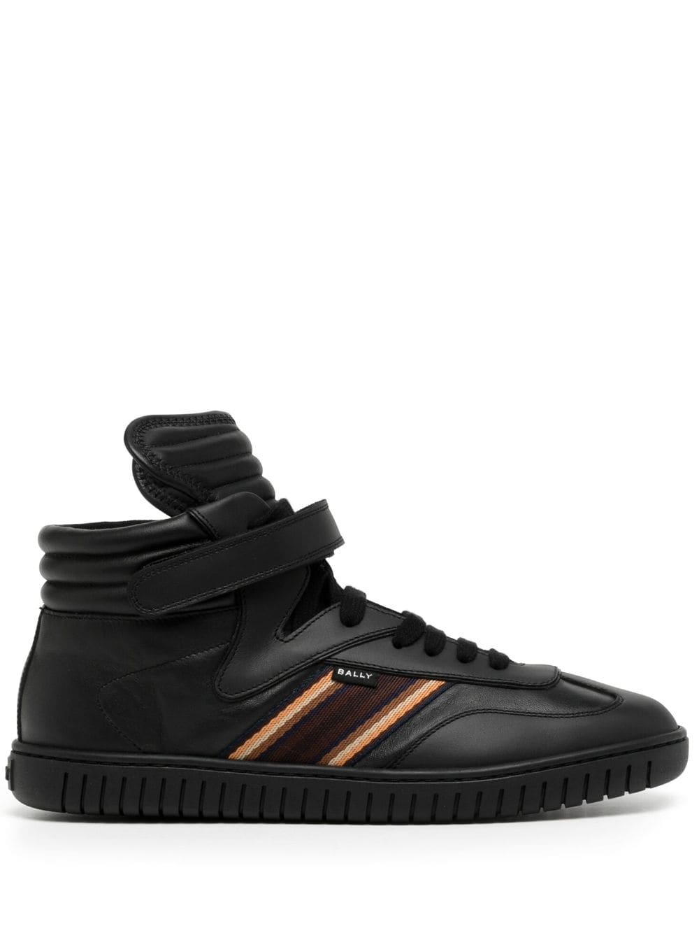 Bally High-Top-Sneakers mit Streifen - Schwarz von Bally