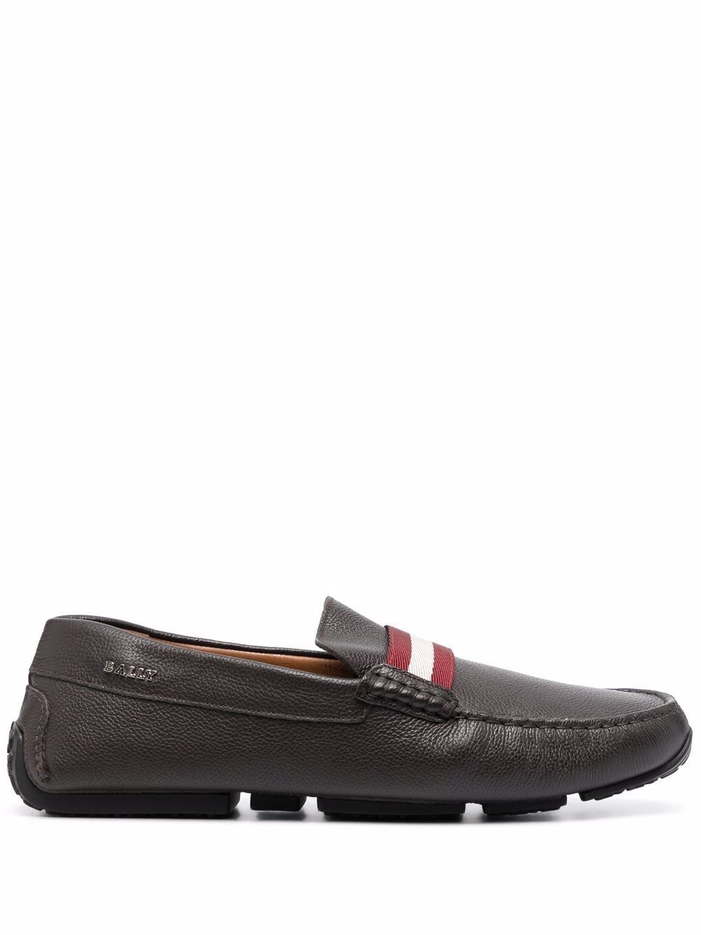 Bally Loafer mit Streifendetail - Braun von Bally