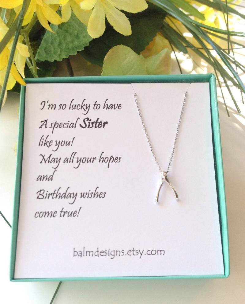Silberne Wishbone Kette, Viel Glück Schmuck Silberne Wishbone Kette, Viel Glück Schmuck von BalmDesigns
