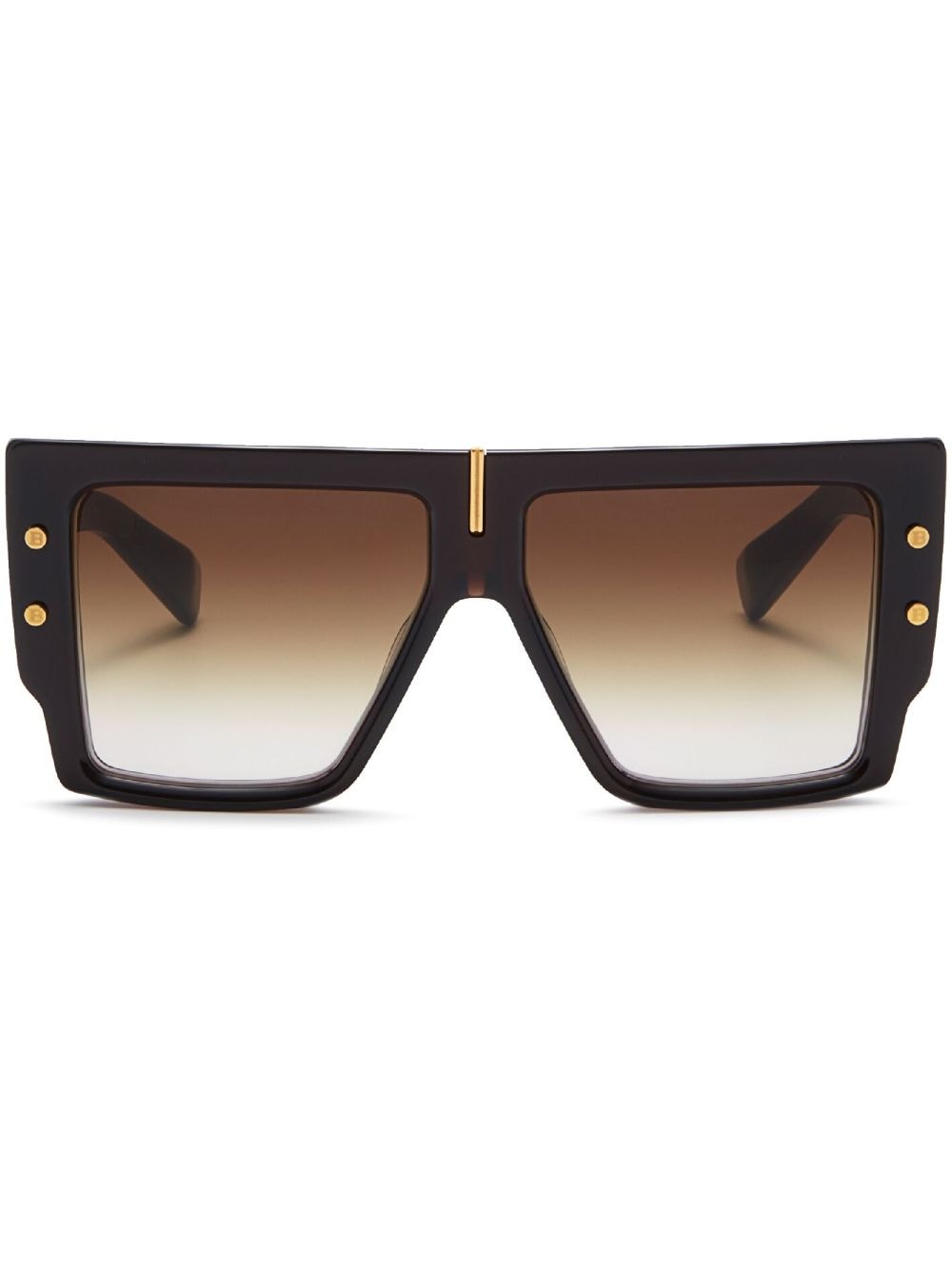 Balmain Eyewear B-Grand Sonnenbrille mit Oversized-Gestell - Braun von Balmain Eyewear