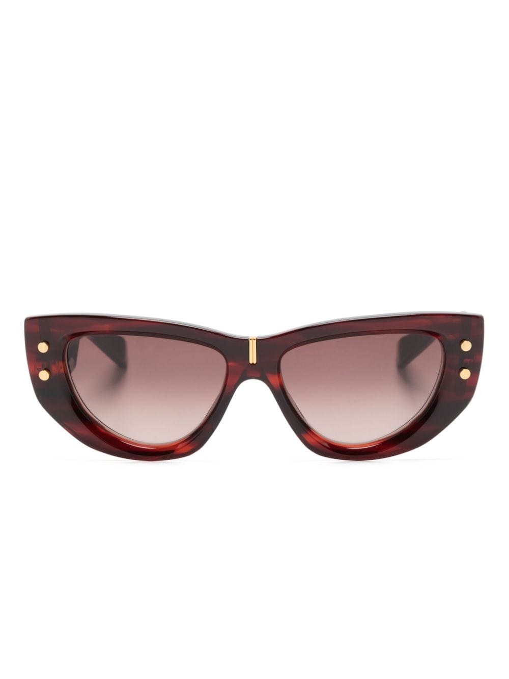 Balmain Eyewear B-Muse Sonnenbrille mit geometrischem Gestell - Rot von Balmain Eyewear