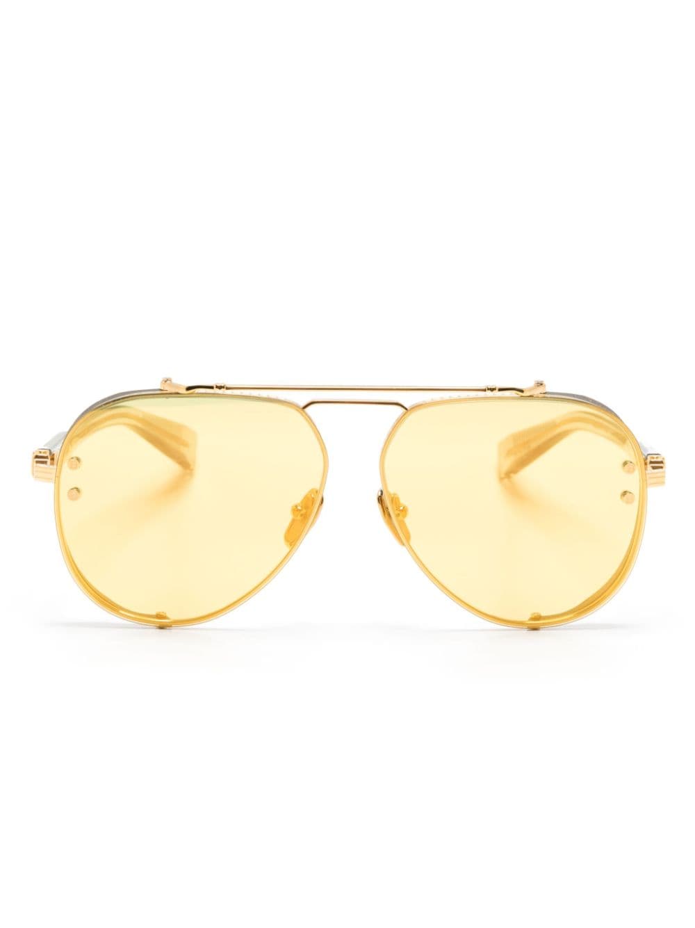 Balmain Eyewear Captaine Pilotenbrille - Gold von Balmain Eyewear