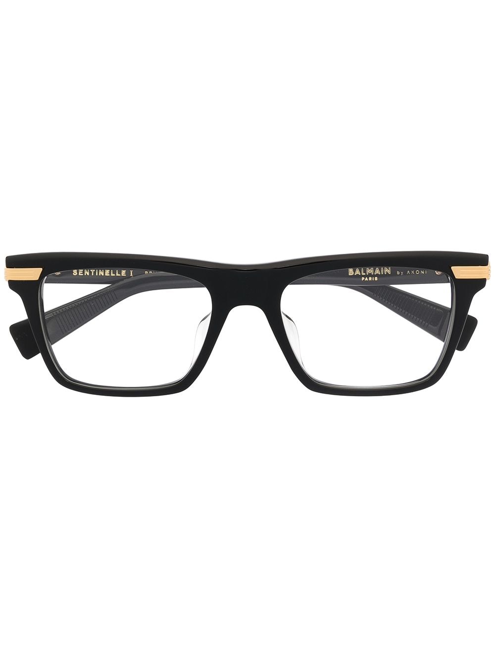 Balmain Eyewear Eckige Sentinelle I Brille - Schwarz von Balmain Eyewear