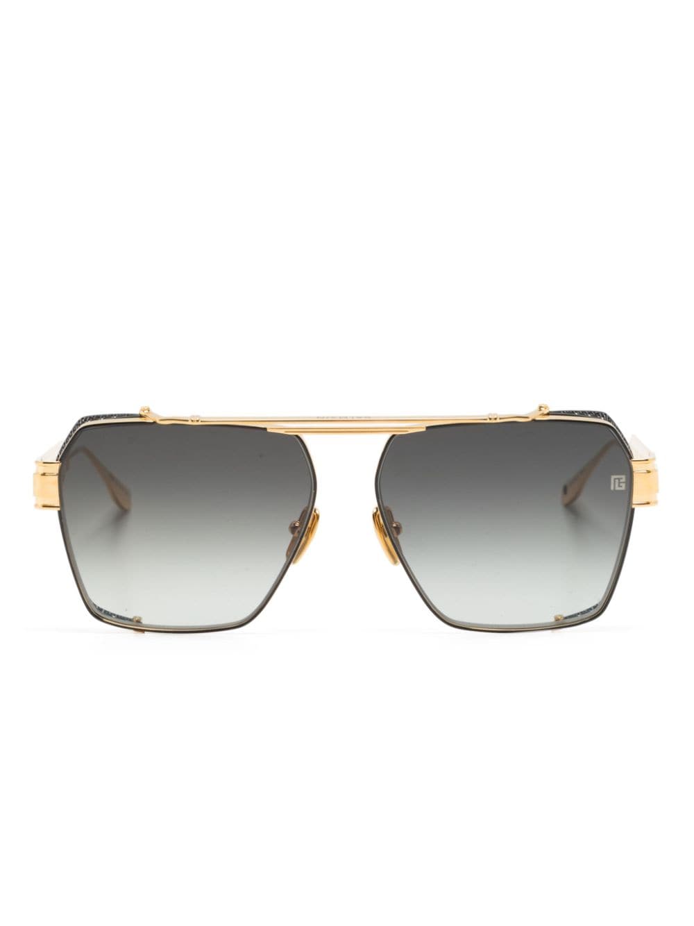 Balmain Eyewear Getönte Pilotenbrille - Gold von Balmain Eyewear