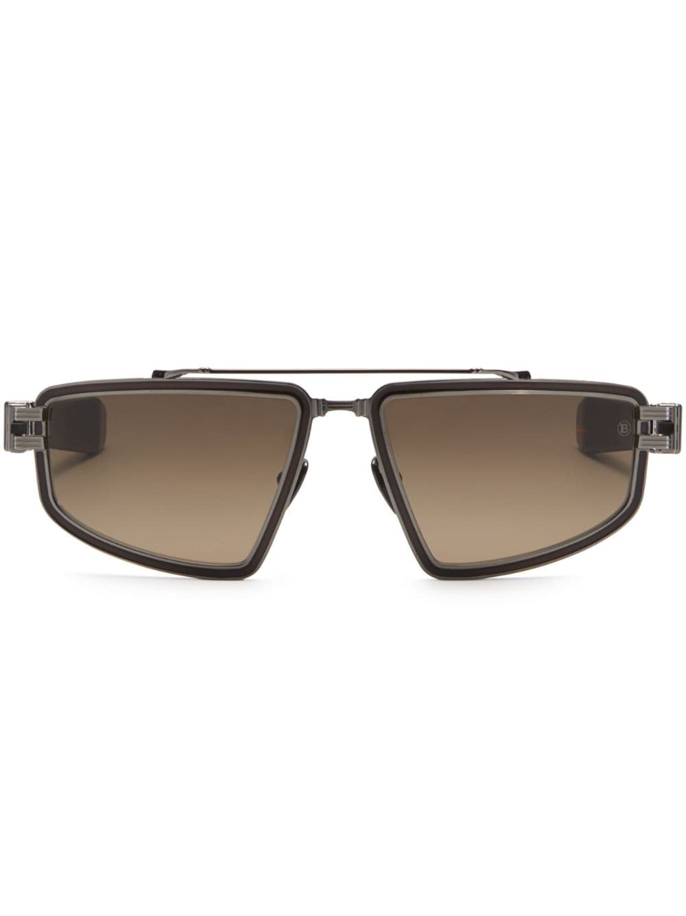 Balmain Eyewear Getönte Pilotenbrille - Schwarz von Balmain Eyewear