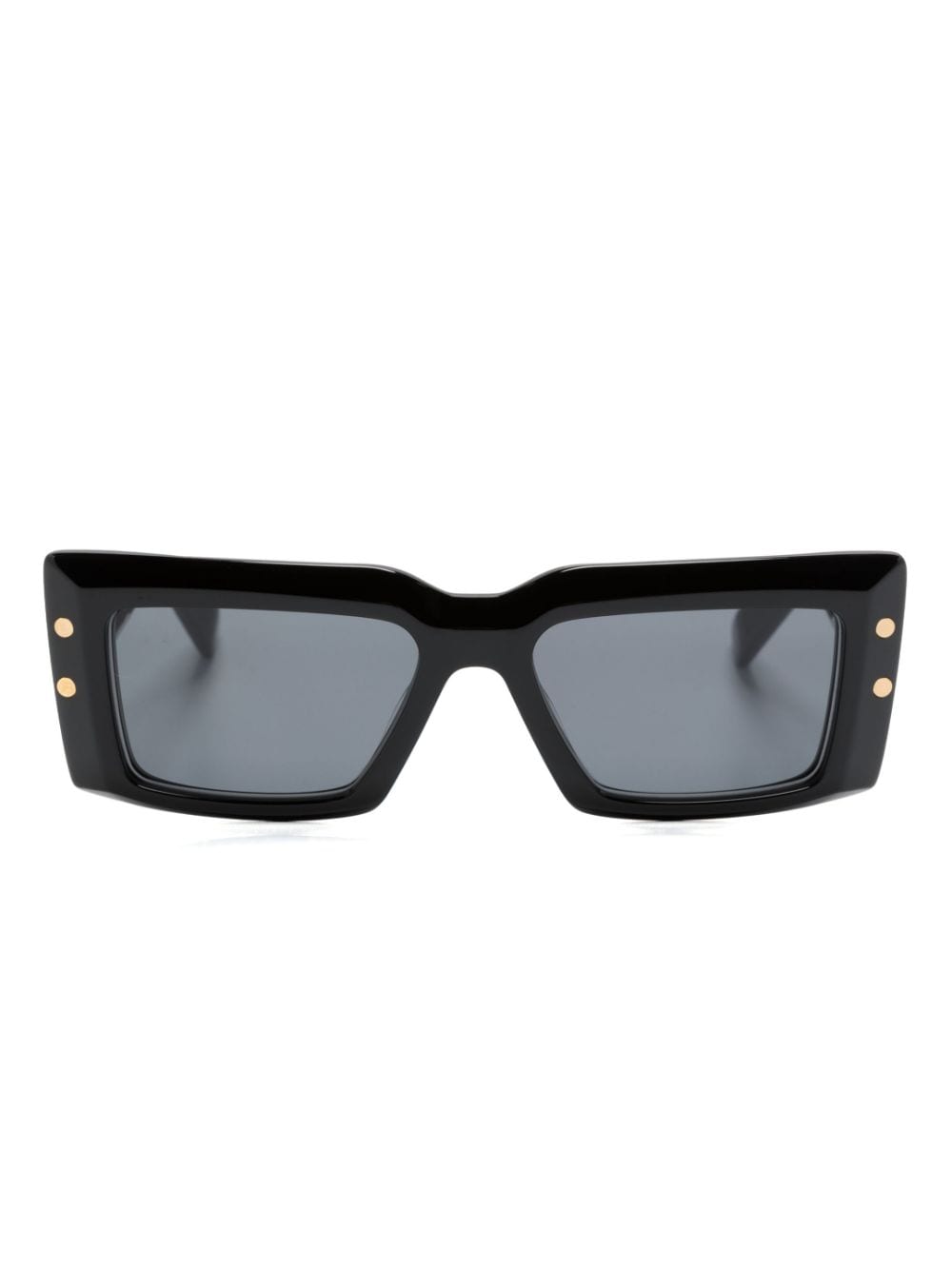 Balmain Eyewear Sonnenbrille mit eckigem Gestell - Schwarz von Balmain Eyewear