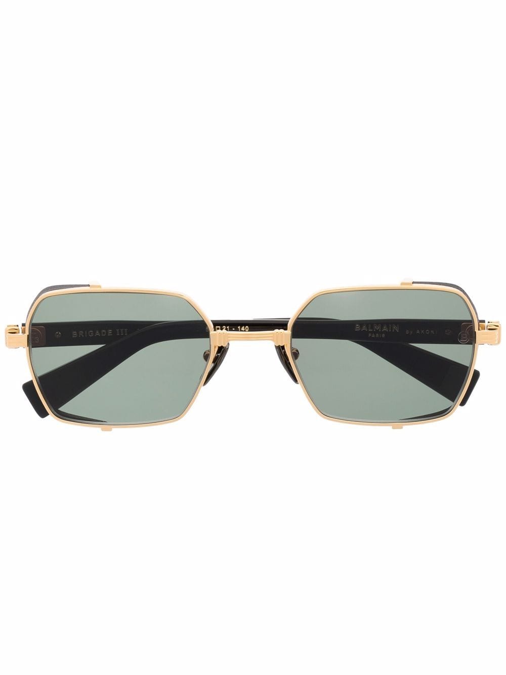 Balmain Eyewear Ovale Brille - Schwarz von Balmain Eyewear