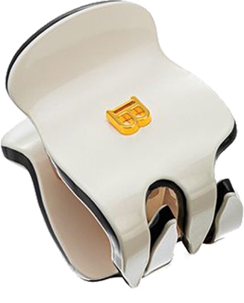 Balmain Hair Couture Cellulose Acetate Pince a Cheveux Extra Small White/Black Balmain Hair Couture Cellulose Acetate Pince a Cheveux Extra Small White/Black von Balmain Hair Couture