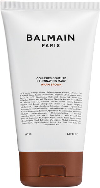 Balmain Hair Couture Couleurs Couture Illuminating Mask 150 ml Warm Brown von Balmain Hair Couture