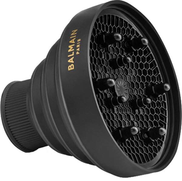 Balmain Hair Couture Universal Black Foldable Professional Blowdryer Diffuser von Balmain Hair Couture