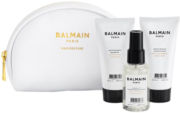 Balmain Hair Couture White Cosmetic Care Bag von Balmain Hair Couture