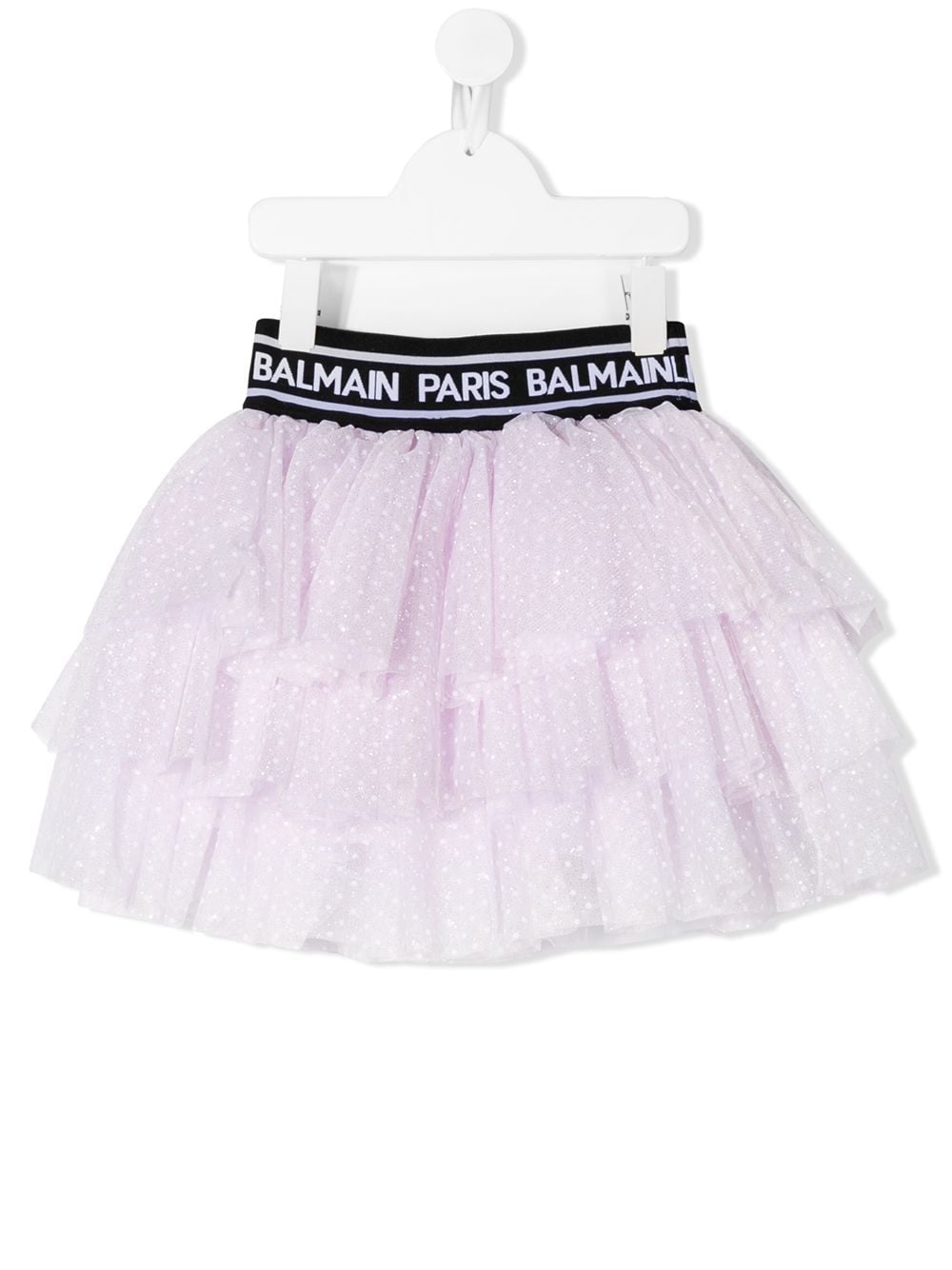 Balmain Kids Gepunkteter Tüllrock - Rosa von Balmain Kids