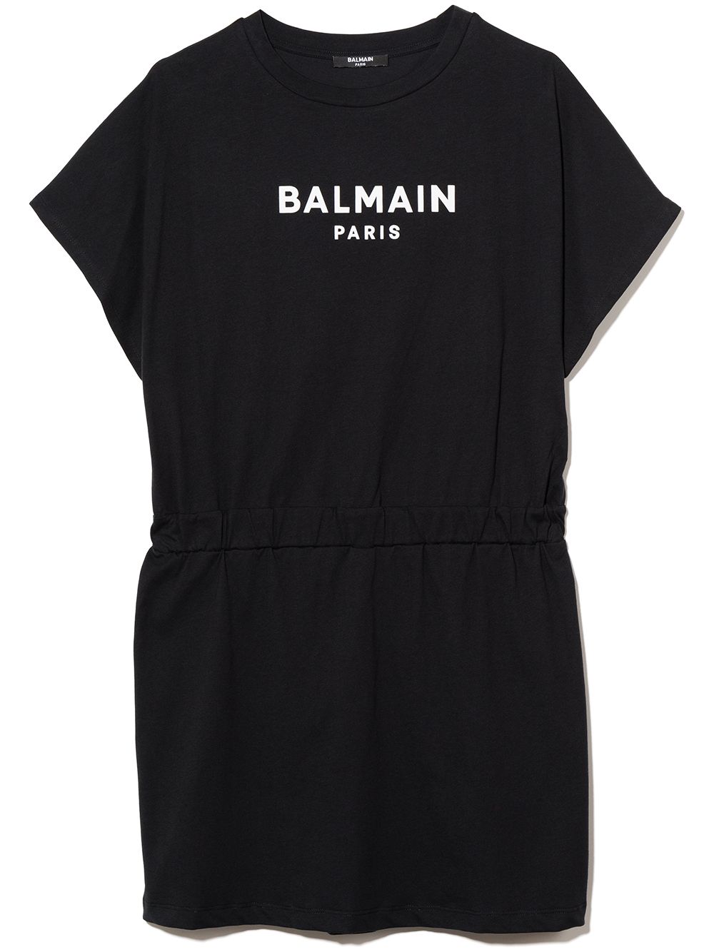 Balmain Kids Kleid mit Logo-Print - Schwarz von Balmain Kids