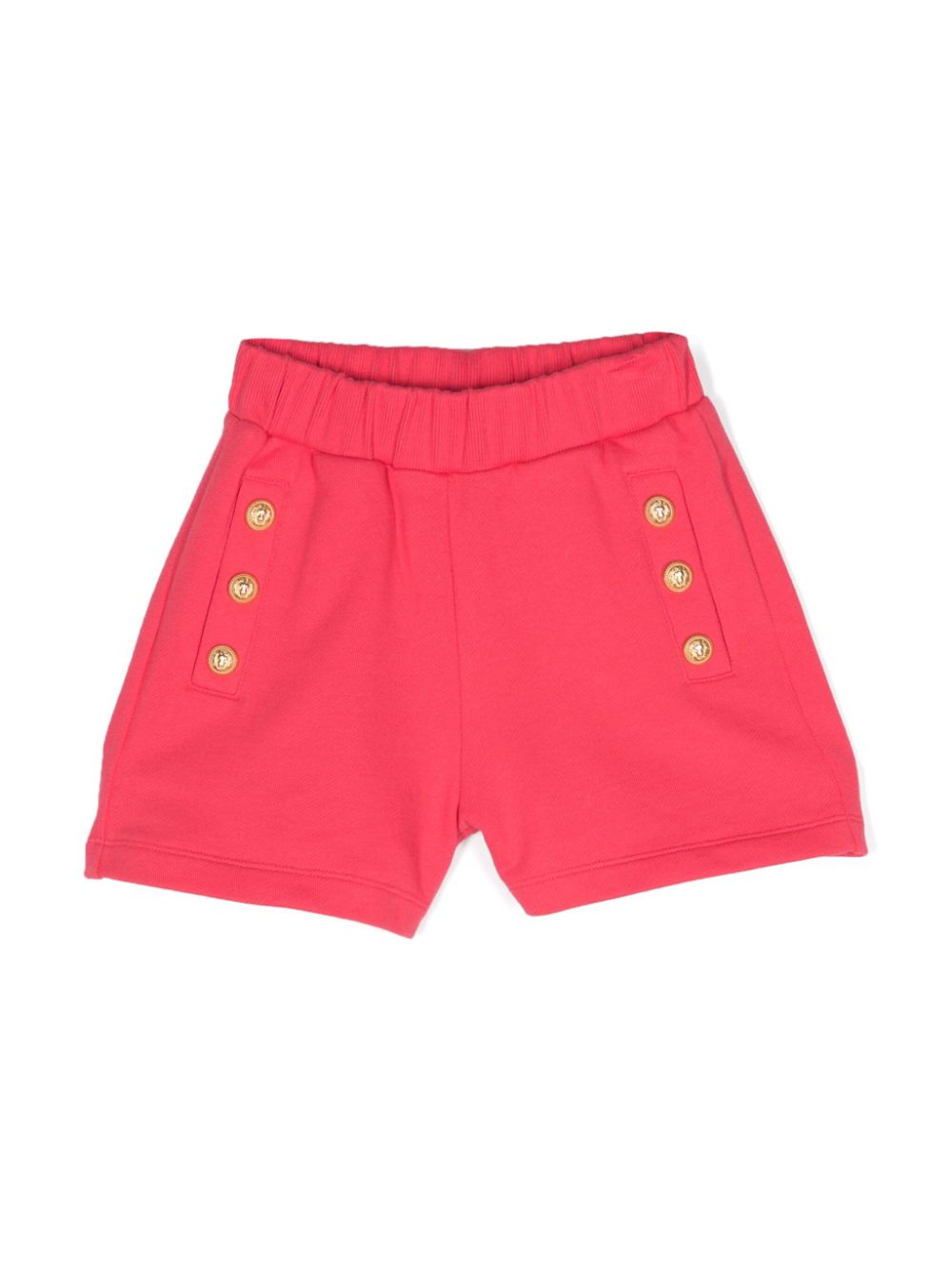 Balmain Kids Shorts mit geprägten Knöpfen - Rosa von Balmain Kids