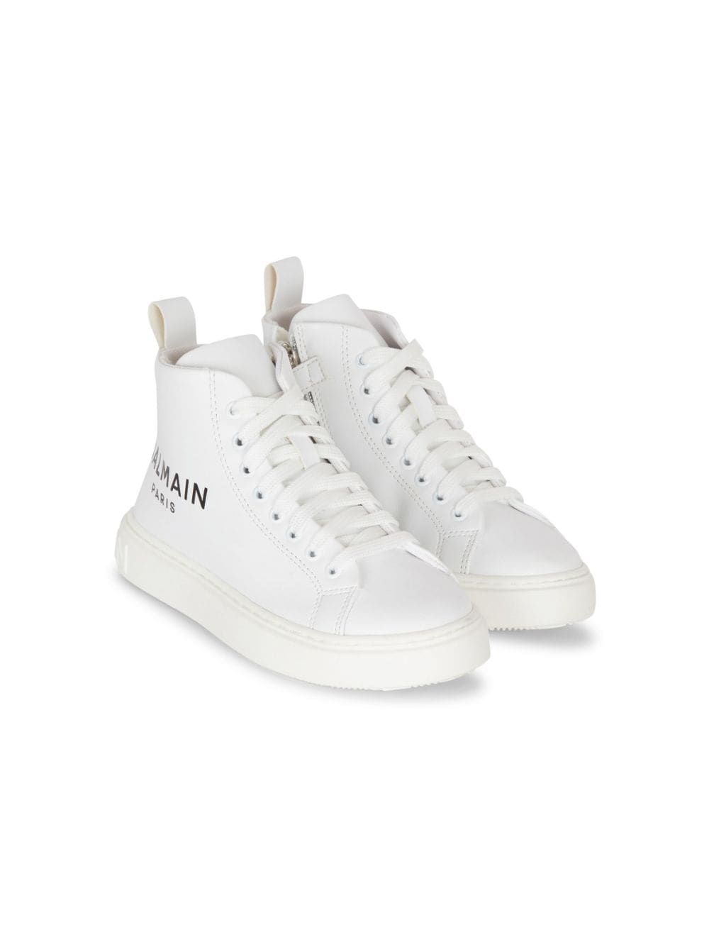 Balmain Kids Sneakers mit Logo-Print - Weiß von Balmain Kids