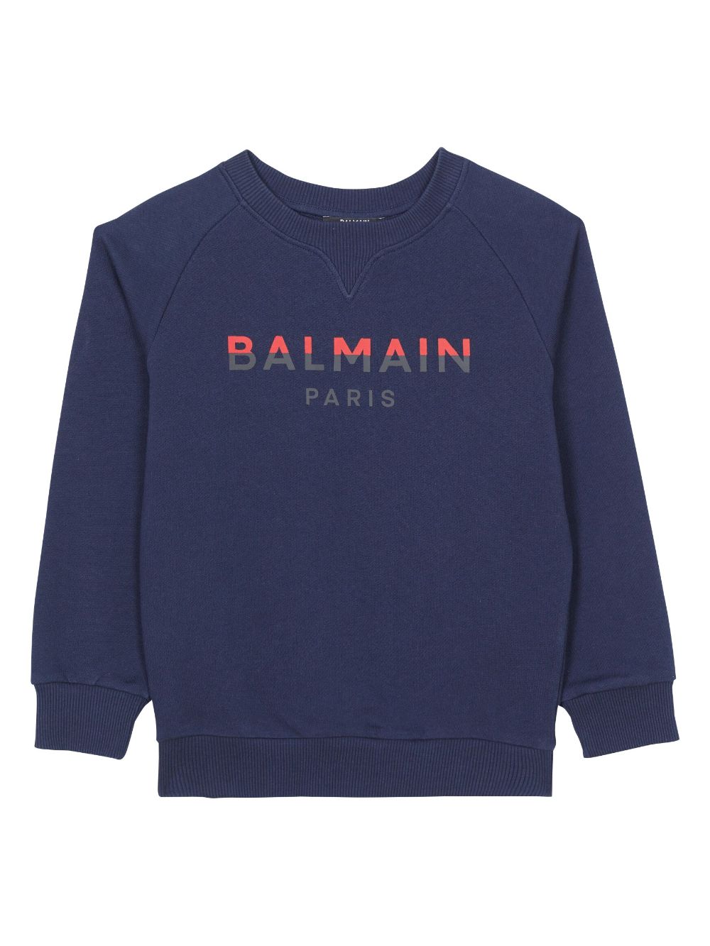 Balmain Kids Sweatshirt mit Logo-Print - Blau von Balmain Kids