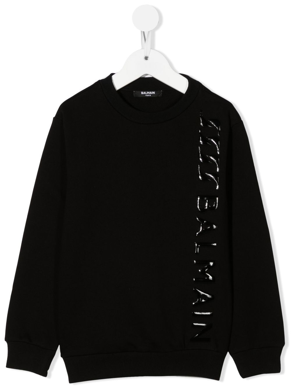 Balmain Kids Sweatshirt mit Logo-Print - Schwarz von Balmain Kids