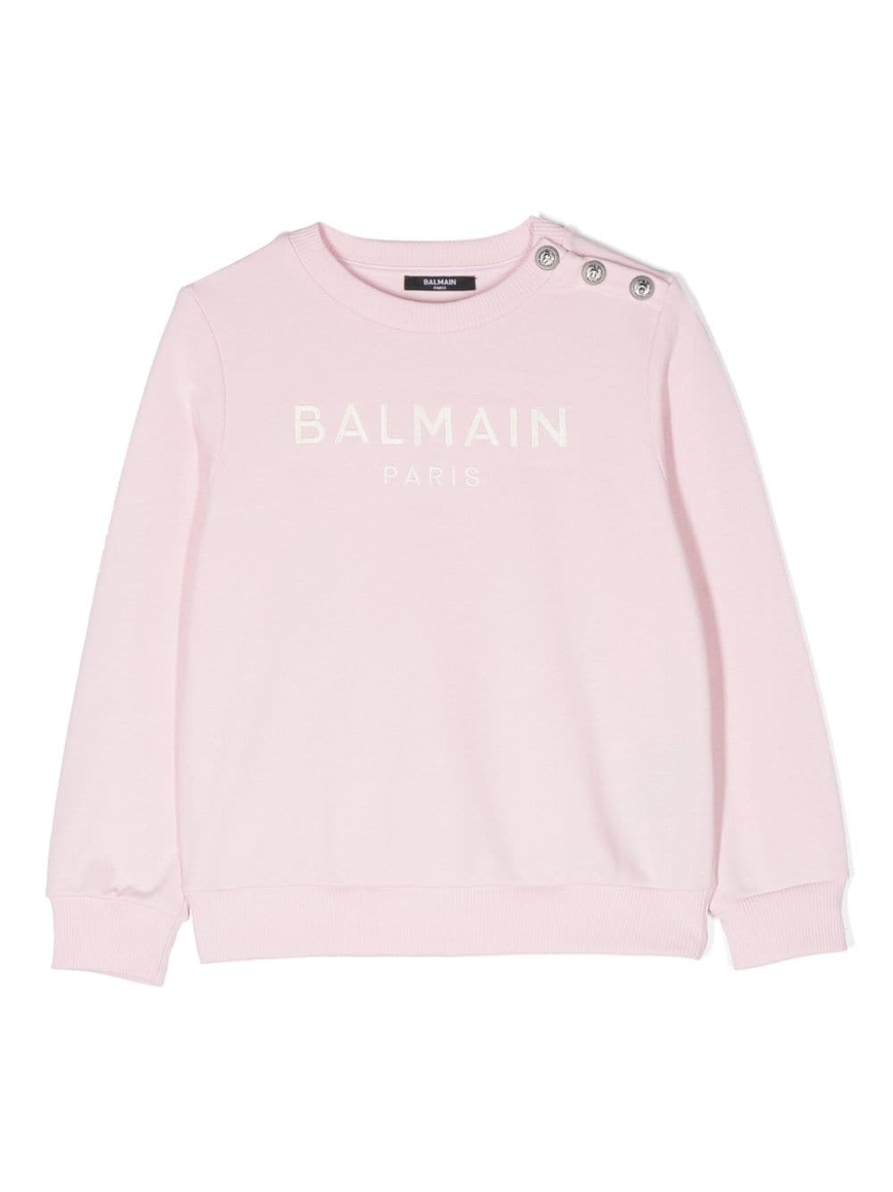 Balmain Kids Sweatshirt mit Logo-Stickerei - Rosa von Balmain Kids