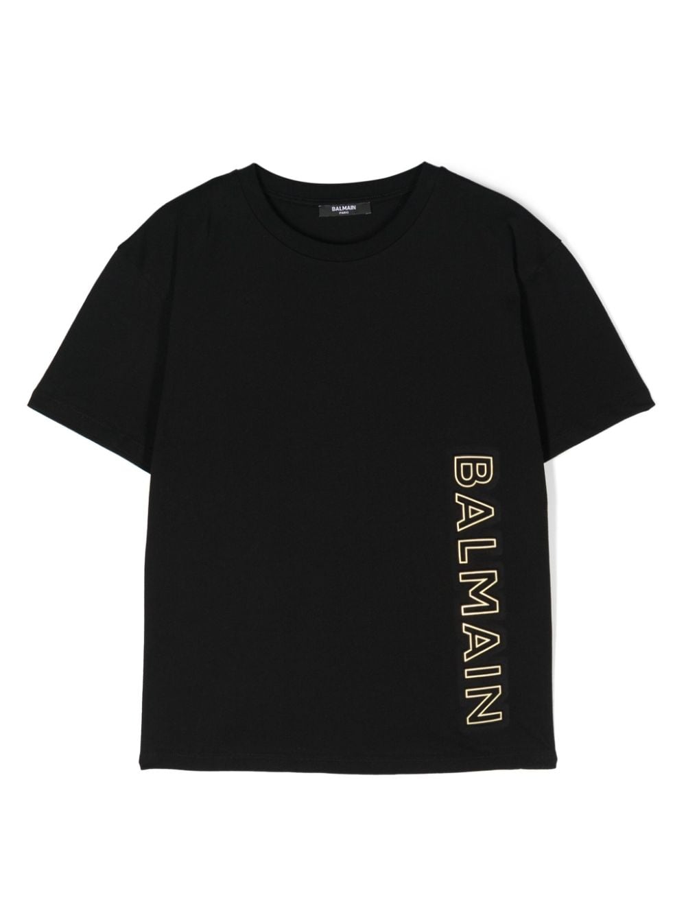 Balmain Kids T-Shirt mit Logo-Prägung - Schwarz von Balmain Kids