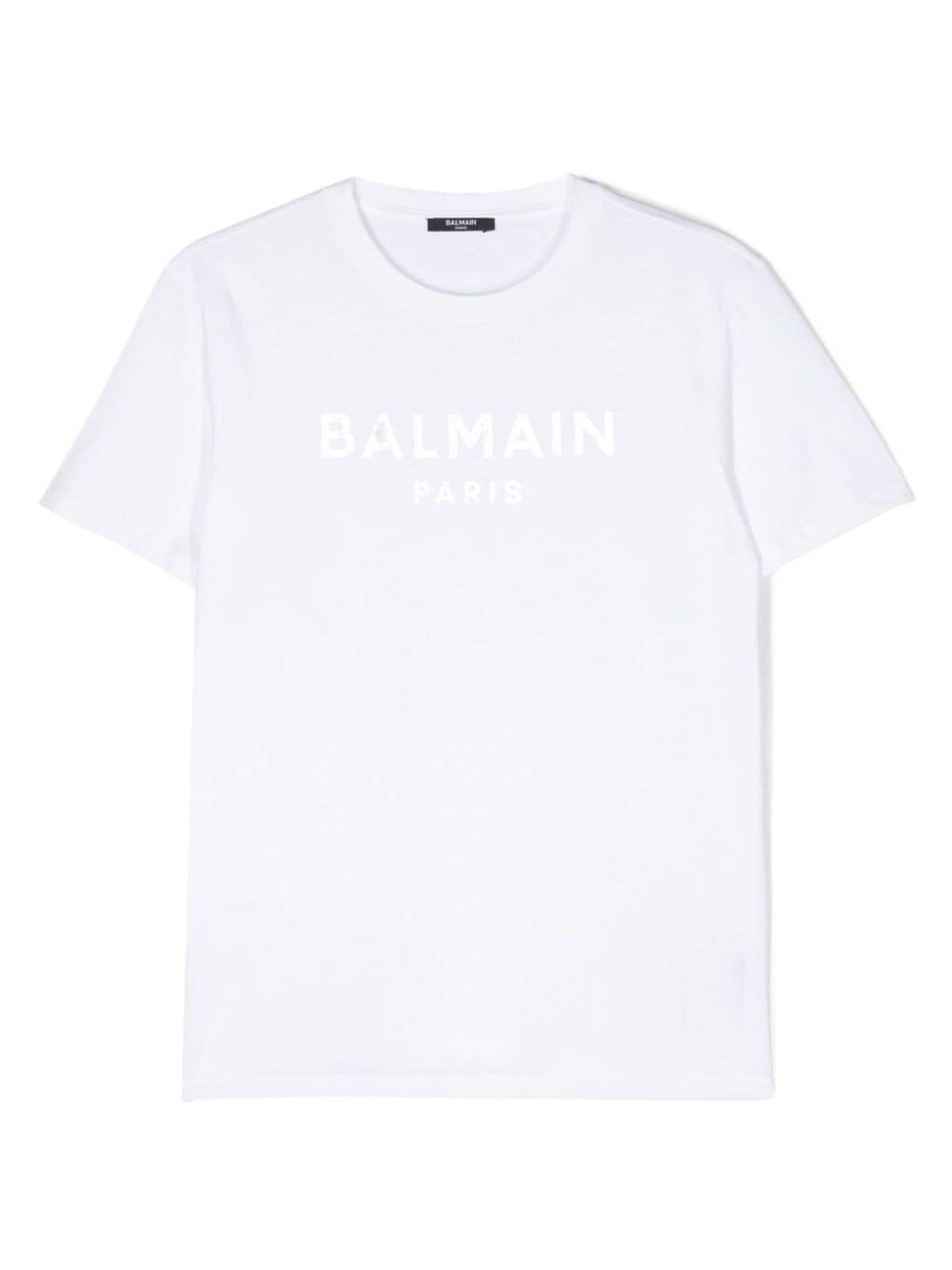 Balmain Kids T-Shirt mit Logo-Print - Weiß von Balmain Kids