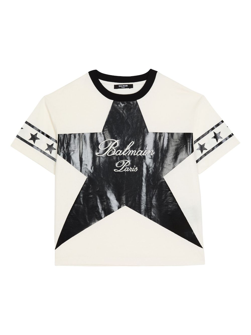 Balmain Kids T-Shirt mit Stern-Print - Weiß von Balmain Kids