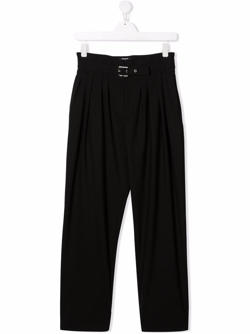 Balmain Kids TEEN Bundfaltenhose mit Gürtel - Schwarz von Balmain Kids